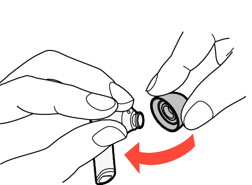 Ear tips attach C630W